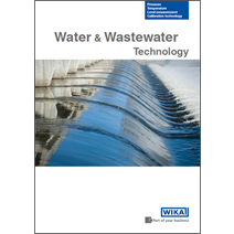 Nuova brochure: Soluzioni WIKA per applicazioni nel settore delle acque e delle acque di scarico