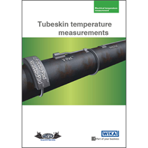 Nuova brochure WIKA per le misure di temperatura tubeskin