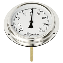 Termometro bimetallico, Sensore di temperatura per condotti